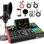 G10 DJ Mixer with 4.5inch LCD for Podcasters-0