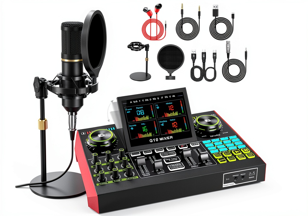 G10 DJ Mixer in a home studio setting