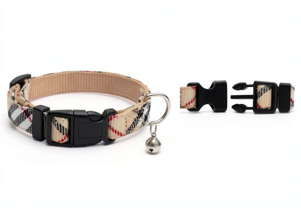 PUPTECK Dog Harness No Pull Step In Reflective Plaid Vest-3