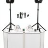 Rockville DJ Booth ABS Aluminum Panels-0