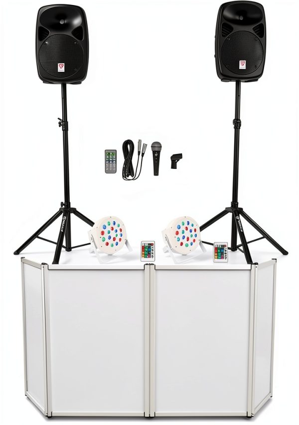 Rockville DJ Booth ABS Aluminum Panels-0