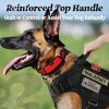 GLOBEGOU Dog Vest Harness Military Nylon Large Breed Control-3