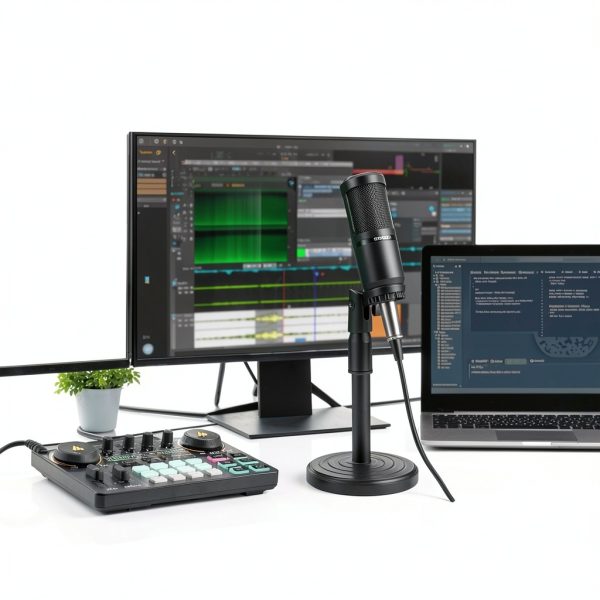 MAONO Audio Mixer Station for Podcasts Live Streams-1