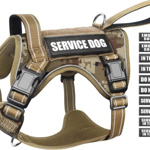 WINSEE Tactical Dog Harness No Pull Reflective Molle System-0