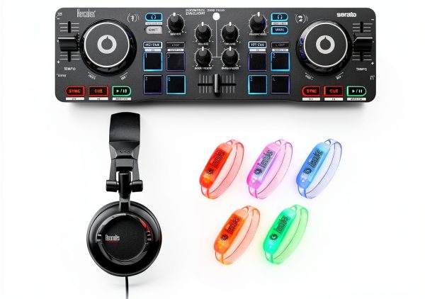 Hercules DJ Controller Set for PC Mac-1