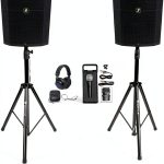Rockville Thump215XT+RVSS2-XLR+DJ1500+RMC-XLR DJ Equipment-0