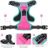 PHOEPET Dog Harness No Pull Reflective Pet Vest Harness-3