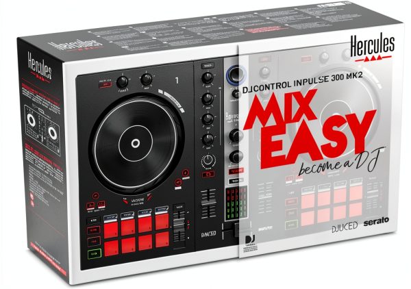 Hercules DJ Inpulse 300 MK2 Black DJ Controller-6