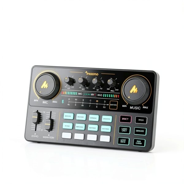 MAONO Audio Mixer Station for Podcasts Live Streams-2