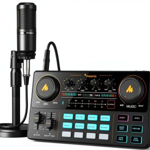 MAONO Audio Mixer Station for Podcasts Live Streams-0
