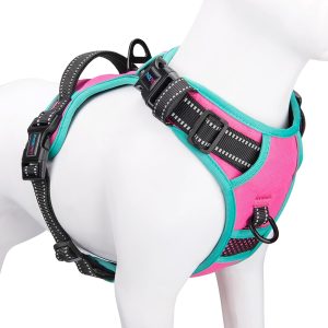 PHOEPET Dog Harness No Pull Reflective Pet Vest Harness-0