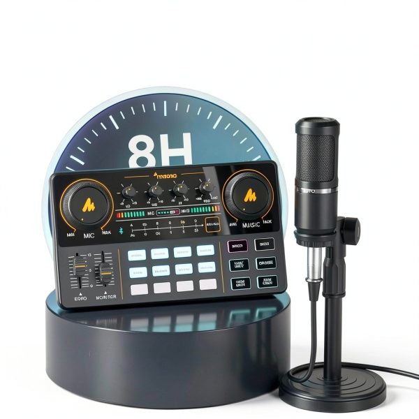 MAONO Audio Mixer Station for Podcasts Live Streams-5