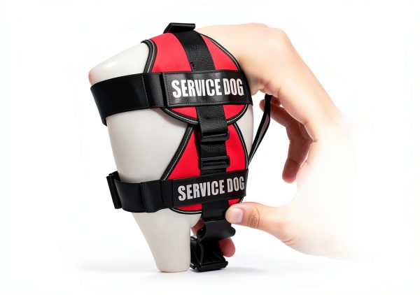 ALBCORP Service Dog Vest Reflective Nylon Harness Adjustable-6