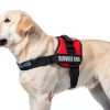 ALBCORP Service Dog Vest Reflective Nylon Harness Adjustable-1