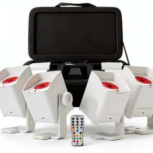 Freedom H1 X4 White Housing DJ Lighting System-0