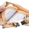 PUPTECK Dog Harness No Pull Step In Reflective Plaid Vest-2
