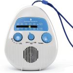 Portable Shower Radio ciciglow ABS Waterproof-0