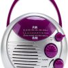 Pomya Portable Shower Radio ABS Material-0