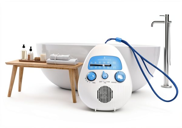 Yunseity Portable Shower Radio ABS Material FM AM Receiver-3