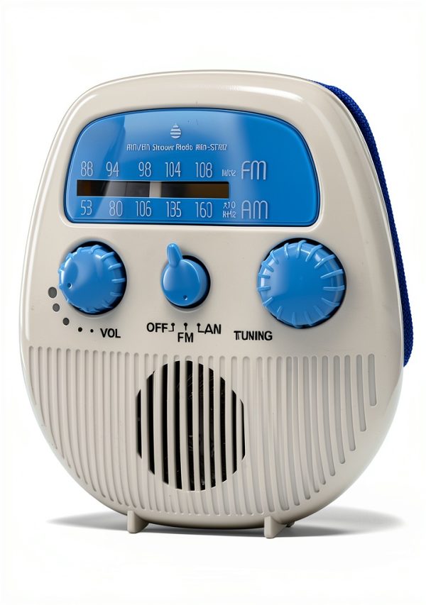 Yunseity Portable Shower Radio ABS Material FM AM Receiver-5
