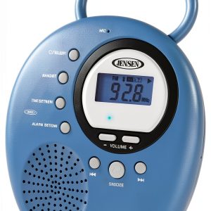 Jensen Portable Shower Radio Bluetooth 3.0 AM FM-0