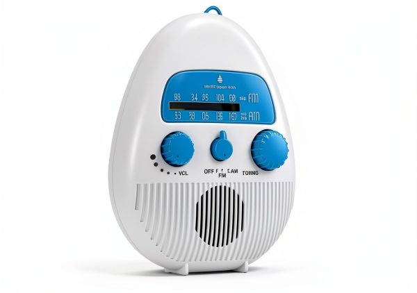 Waterproof Shower Radio Saycker FM AM Plastic-1