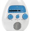 Zunate Portable Shower Radio ABS Material Water Resistant-7