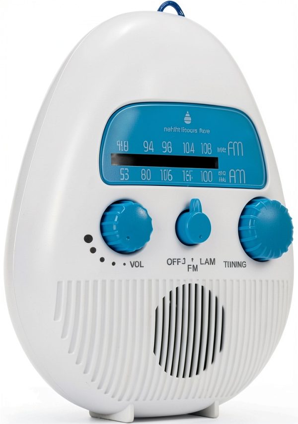 Waterproof Shower Radio Saycker FM AM Plastic-0