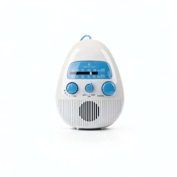 Zunate Portable Shower Radio ABS Material Water Resistant-4