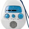 Yunseity Portable Shower Radio ABS Material FM AM Receiver-0