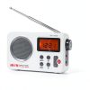 EMVANV Portable Shower Radio White 2.4inch HD LCD Display with-2