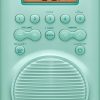 Sangean H205TQ Portable Shower Radio White AM/FM/WX with NOAA Alerts-0