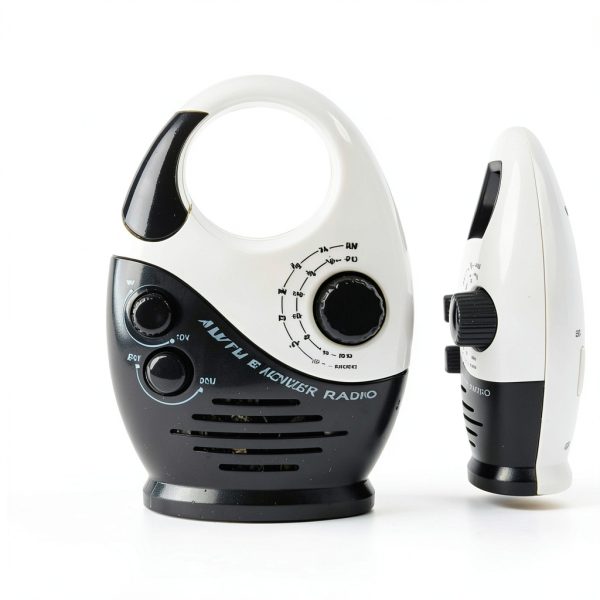 Shower Radio EKDJKK Portable Waterproof Model EKDJKK-SR100 White Blue-5