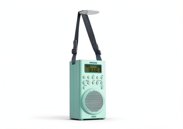 Sangean H205TQ Portable Shower Radio White AM/FM/WX with NOAA Alerts-5