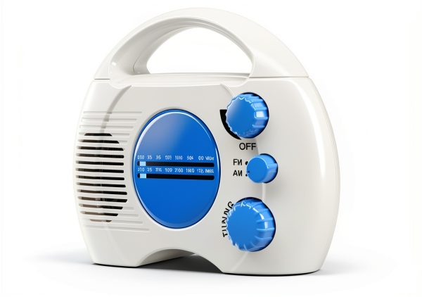 PXRJE Portable Shower Radio Waterproof FM AM Multi‑Band 3‑AA Battery-3