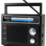 Portable AM FM Radio PRUNUS J136 Lightweight Dual Power-0