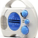 Bewinner Portable Shower Radio Waterproof AM/FM Electronic Tuning-0