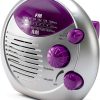 Portable Shower Radio Gazaar IPX4 Waterproof ABS Battery Replacement-2