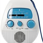 GOWENIC Portable Shower Radio ABS Waterproof FM AM Speaker-0