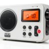 Portable Shower Radio UXELY AM/FM 2.4" HD Display Headphone Jack-1
