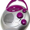 Portable Shower Radio Gazaar IPX4 Waterproof ABS Battery Replacement-5