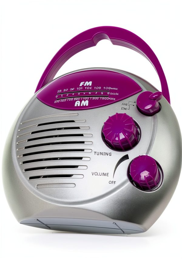 Portable Shower Radio Gazaar IPX4 Waterproof ABS Battery Replacement-5