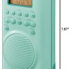 Sangean H205TQ Portable Shower Radio White AM/FM/WX with NOAA Alerts-7