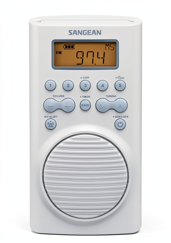 Waterproof Shower Radio Sangean SG-100 with 20 Presets-0