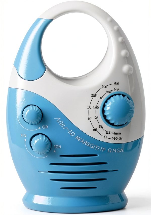 HONUTIGE Portable Shower Radio AM FM Waterproof 12.6x3.9in with-0