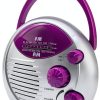 Portable Shower Radio Gazaar IPX4 Waterproof ABS Battery Replacement-1