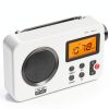 Portable Shower Radio UXELY AM/FM 2.4" HD Display Headphone Jack-3