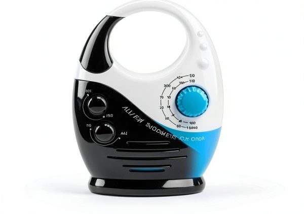 HONUTIGE Portable Shower Radio AM FM Waterproof 12.6x3.9in with-7