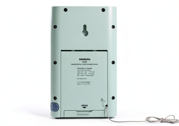 Sangean H205TQ Portable Shower Radio White AM/FM/WX with NOAA Alerts-3