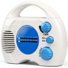 PXRJE Portable Shower Radio Waterproof FM AM Multi‑Band 3‑AA Battery-1